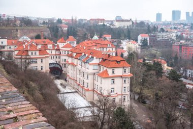 Görünümü üzerinde çatı Prag, Çek Cumhuriyeti