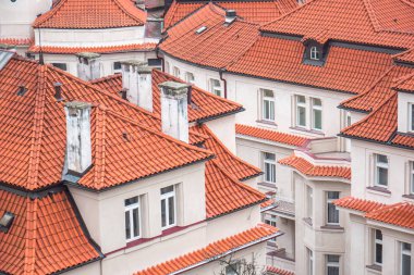 Görünümü üzerinde çatı Prag, Çek Cumhuriyeti