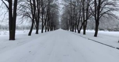 Kış park hava atış