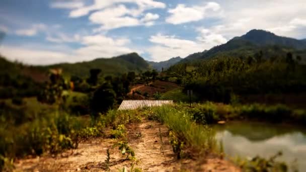 Tailandia y las montañas timelapse — Vídeo de stock