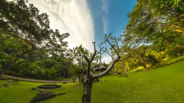 Timelapse del complejo tropical de Tailandia en 2,7 k — Vídeo de stock