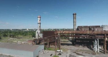 Demir Çelik Metal Sanayi Tesisi hava atış