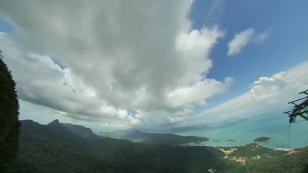 Langkawi island timelapse with wide lens — Stock Video