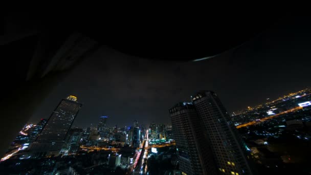 Bangkok gece ve gündüz timelapse — Stok video