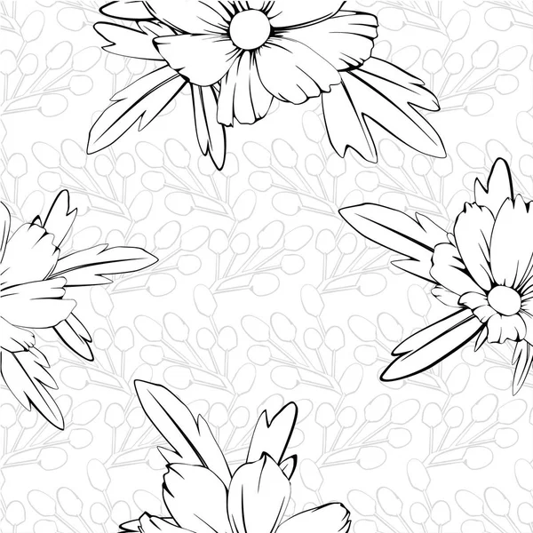 Cute seamless pattern can be used for the production of illustrations, coloring books, bookmarks, Wallpaper, gift wrapping, tissue — Stock Photo, Image