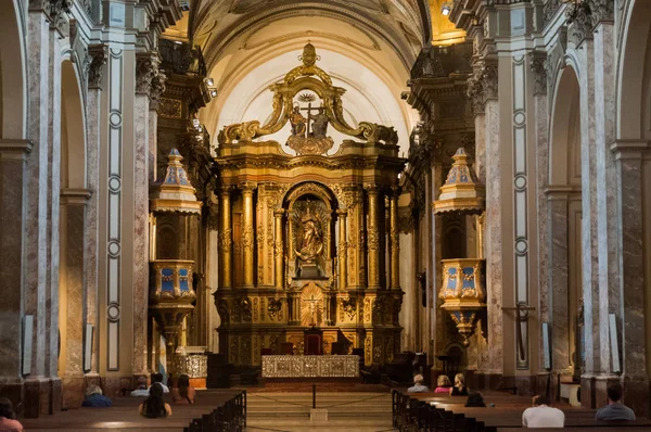 Buenos Aires Metropolitan Cathedral wnętrze — Zdjęcie stockowe