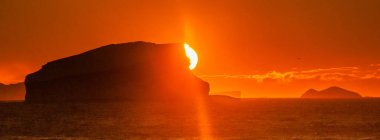 Buzdağları akşam ışık