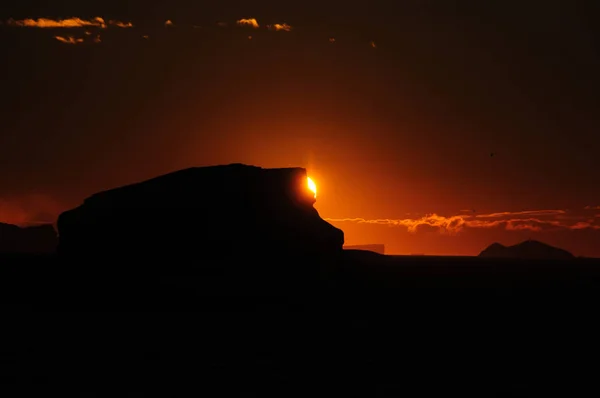 Icebergs dans la lumière du soir — Photo