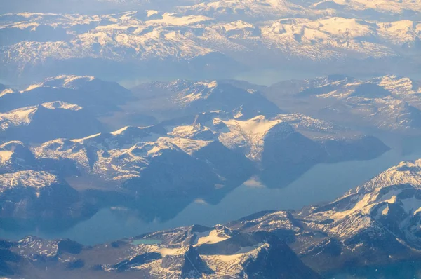 Гренландія з повітря — стокове фото