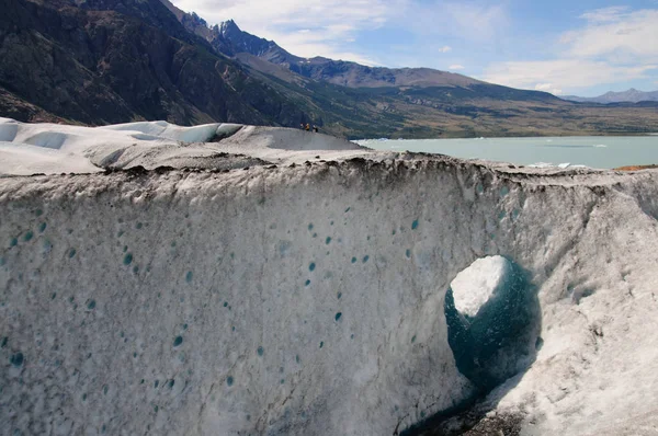 El Chalten yakınındaki Viedma Buzulu — Stok fotoğraf