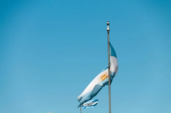 Argeninian Flag in Buenos Aires — Stock Photo, Image