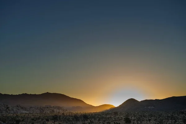 Sunrise over Joshua Tree National Park — Stock Photo, Image
