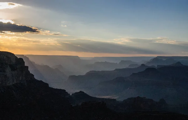 Pôr do sol no Grand Canyon — Fotografia de Stock