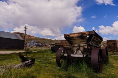 Vagon yılında Amerikalı bir hayalet şehir terk edilmiş
