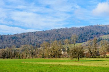 Güney Fransa Savoy bölgede kışın