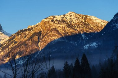 Alpen Glow near Chamonix de Mont Blanc