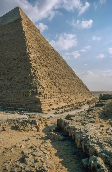 De grote piramides van Gizeh — Stockfoto