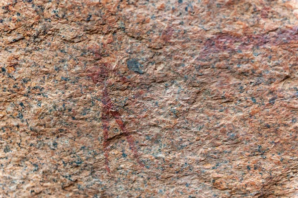 Sztuka skalna San People w pobliżu Spitzkoppe — Zdjęcie stockowe
