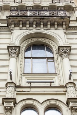St Petersburg, Rusya, üzerinde 21 Ağustos 2016. Bir cephe eski tarihi mimari parça Bina