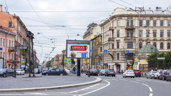 ПЕТЕРБУРГ, 20 августа. Вид на город . — стоковое фото