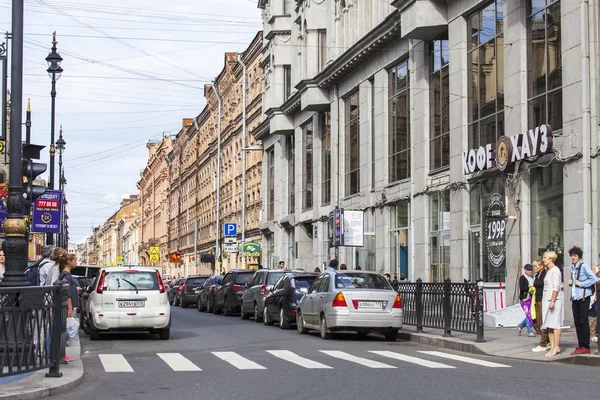 St. Petersburg, Rusko, na 20 srpna 2016. Městský pohled. — Stock fotografie