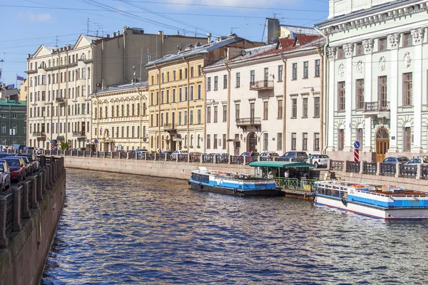 St Petersburg, Rusya, üzerinde 21 Ağustos 2016. Kentsel görünümü. Yusupov nehir set of mimari kompleks — Stok fotoğraf
