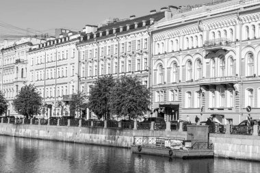 St Petersburg, Rusya, üzerinde 19 Ağustos 2016. Kentsel görünümü. Yusupov nehir set of mimari kompleks