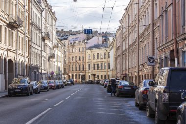St Petersburg, Rusya, üzerinde 25 Ağustos 2016. Kentsel görünümü, şehir merkezinde