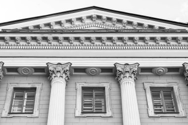 St Petersburg, Rusya, üzerinde 19 Ağustos 2016. Tipik mimari parça tarihi eski bir cephe bina