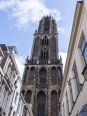 Utrecht, Hollanda, 30 Mart 2016 üzerinde. Katedral Kulesi
