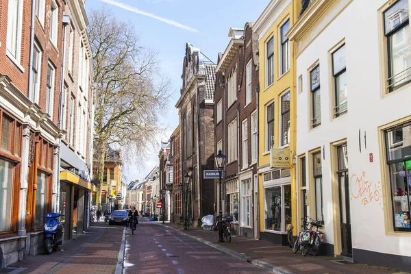 Utrecht, Nizozemsko, 30. března 2016. Městský pohled. — Stock fotografie