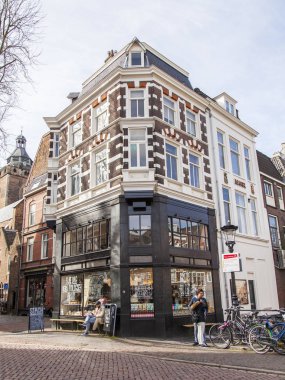 Utrecht, Hollanda, 30 Mart 2016 üzerinde. Kentsel. 