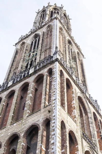 UTRECHT, NETHERLANDS, on March 30, 2016. Urban view. Cathedral tower — Stock Photo, Image