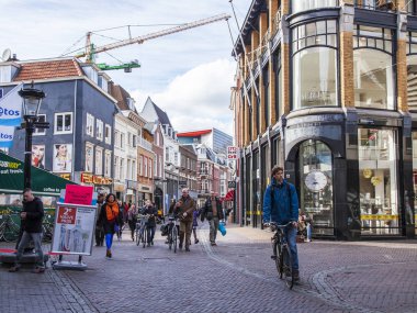 Utrecht, Hollanda, 30 Mart 2016 üzerinde. Kentsel bir görünüm