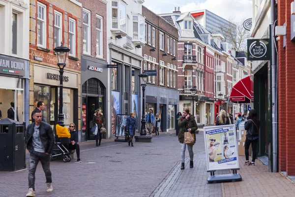 Utrecht, Niederlande, am 30. März 2016. a urban view — Stockfoto
