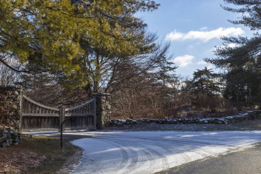 Pawling New York, ABD, üzerinde 16 Ocak 2017. Şehir manzarası
