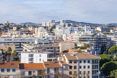  Antibes, Fransa, 7 Ocak 2017. Kentsel bir görünüm