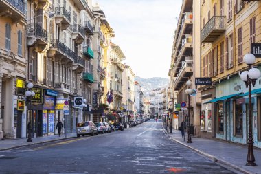 Güzel, Fransa, üzerinde 8 Ocak 2017. Eski evleri tarzında, Provence için tipik bir otantik mimari kompleks oluştururlar