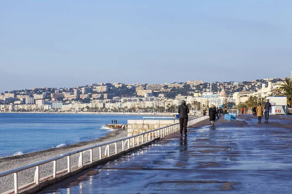 NICE, FRANCE, embankment — Stock Photo, Image