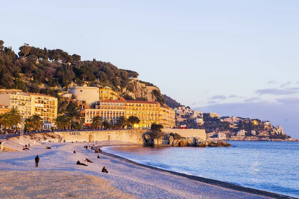 NICE, FRANCE, embankment — Stock Photo, Image