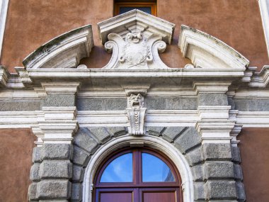 Roma, İtalya, 5 Şubat 2017. Bir parça bir antik mimari kompleks bilir 