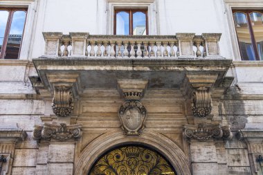 Roma, İtalya, 5 Şubat 2017. Bir parça bir antik mimari kompleks bilir 