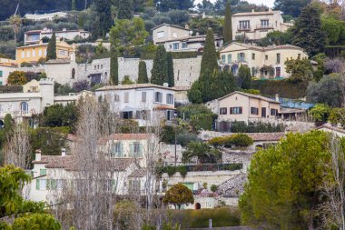  Saint-Paul-De-Vence, Fransa, 9 Ocak 2017. Dağ town güzel dağ vadisinde yer oldu. Surların görüntülemek