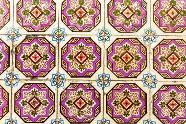     Lizbon, Portekiz, üzerinde 22 Haziran 2017. Azulejo geleneksel Portekiz Seramik Fayans Antik Bina cephe süslemeleri 