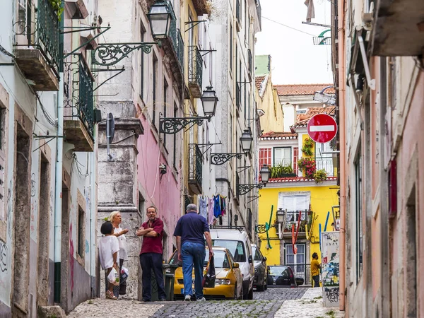 リスボン、ポルトガル、2017 年 6 月 22 日に。歴史的建造物は、ダウンタウンの魅力的なスカイライン. — ストック写真