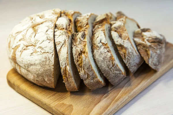 Tasty rye bread on a table — Stock Photo, Image