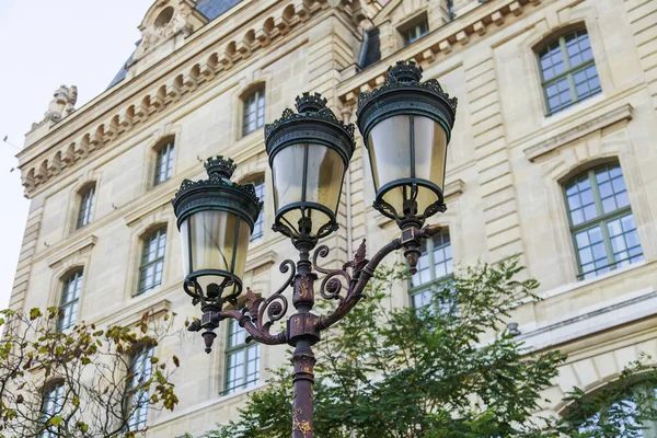 Paris France October 2017 Beautiful Old Lamp Rich Decor Decorates — Stock Photo, Image