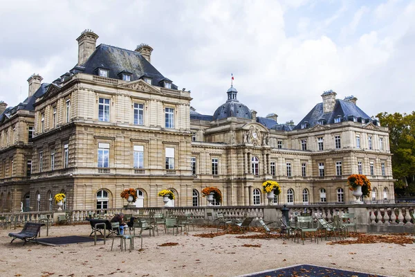 Paris Frankreich Oktober 2017 Herbstliche Stadtlandschaft Der Schöne Palast Ist — Stockfoto