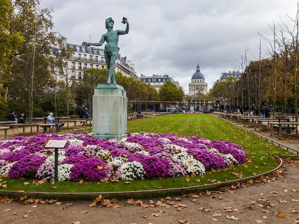 Париж Франция Октября 2017 Года Осенний Городской Пейзаж Архитектурный Декор — стоковое фото