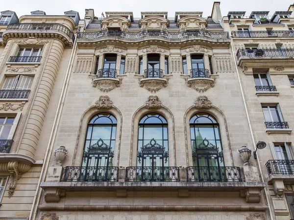 Paris Frankreich Oktober 2017 Die Sonne Beleuchtet Die Straße Der — Stockfoto